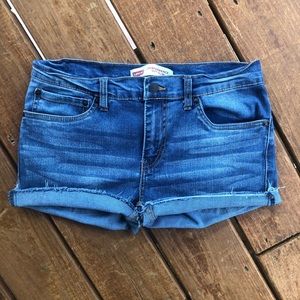 High Waisted Levi’s 511 Jean Cutoff Shorts 6